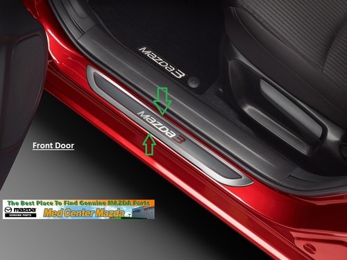 Mazda door sill trim plates - sill,