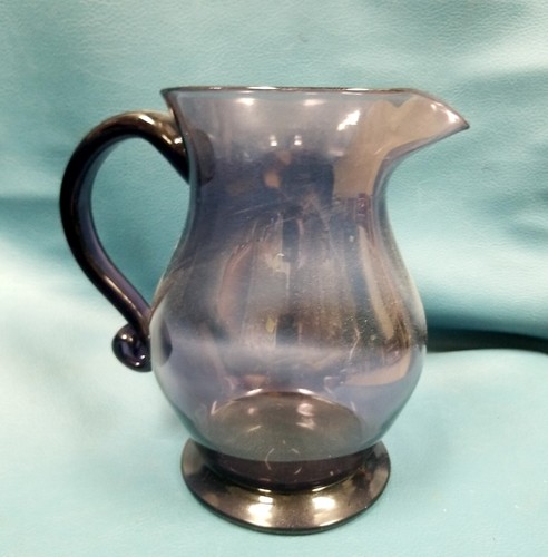 Blenko glass amethyst - blenko, pitcher