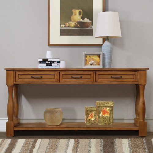63inch long wood - long, table
