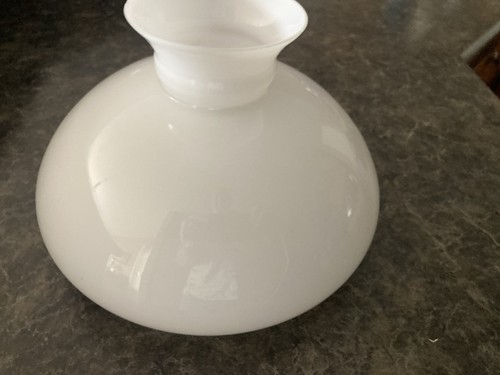 Vintage milk glass hurricane - milk,