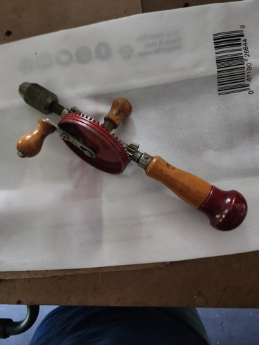 Vintage handyman hand drill - vintage,