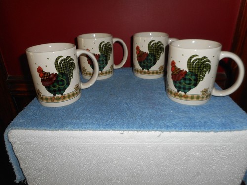 Vintage rooster hens coffee - hens,