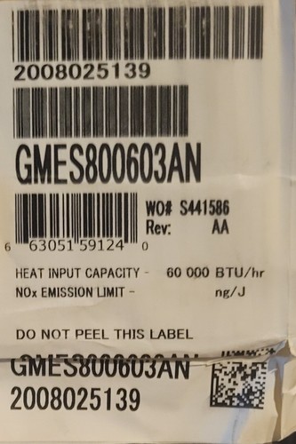 Goodman 000 btu afue - btu, 80%