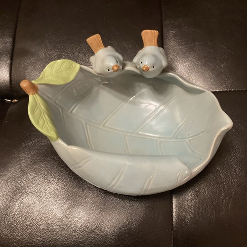 Ceramic leaf bowl - ceramic,