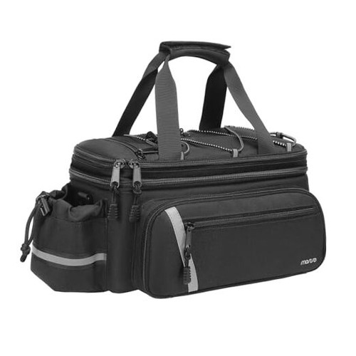 Black bike rack bag with - rack,