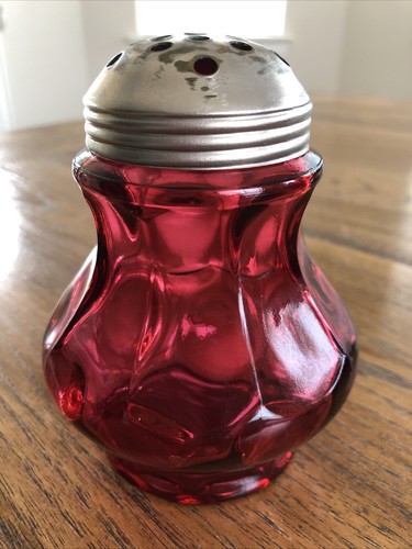 Fenton cranberry sugar shaker - fenton,