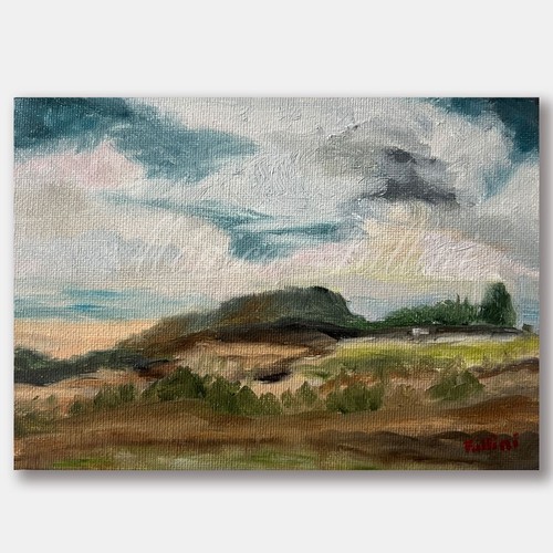 Landscape study small - , oil