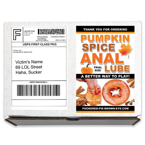 Prank joke pumpkin spice - prank, mail