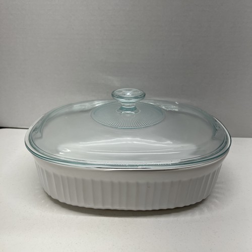 Corningware french white oval - french,
