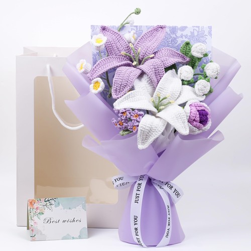 Crochet flower bouquet - crochet,