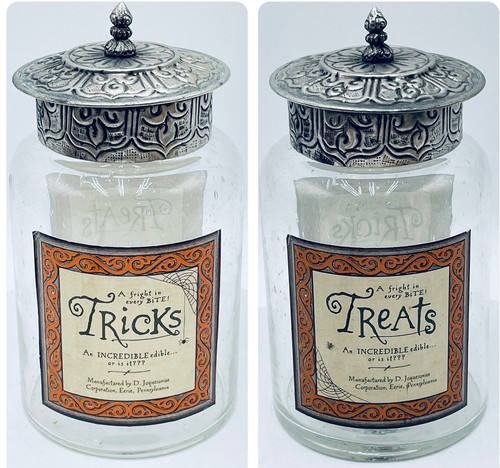 Vtg double sided tricks treats - double,