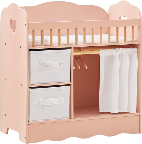 Baby doll crib wooden - doll, crib,