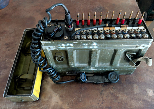 Army field telephone - field,