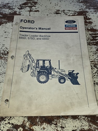Ford tractor backhoe 555d 575d - ford,