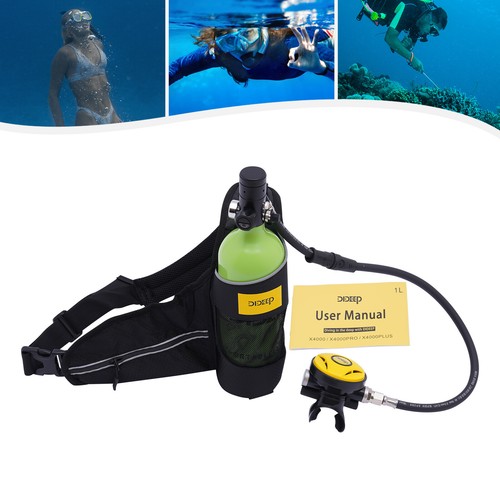 Mini scuba tank underwater - mini,