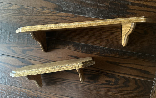Vintage solid oak - vintage, wall