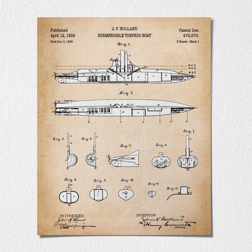 Submarine decor submariner - submarine,