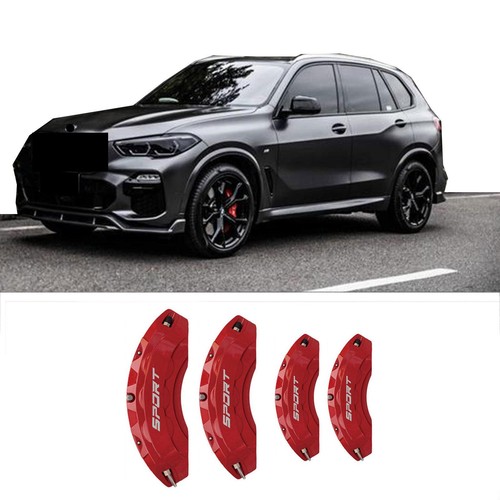 4pc red aluminum brake - 4pc,