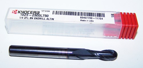 Carbide end mill - (.2500"),