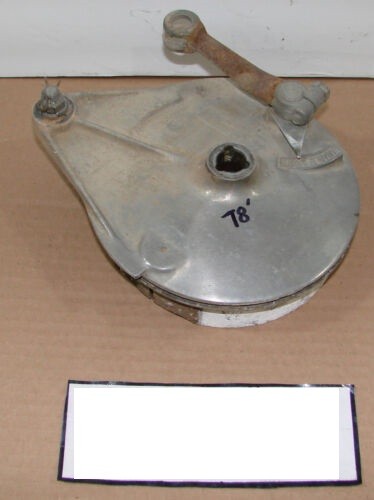 Rear brake hub - drum, 1978
