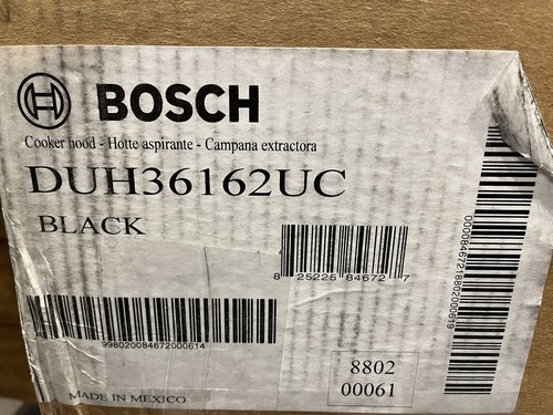 Bosch duh36162uc black - bosch, under