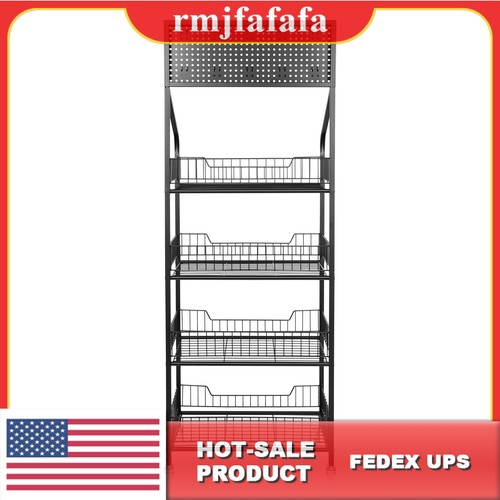 Four tier retail - four-tier, shelf