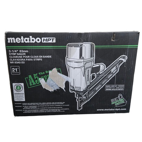 Metabo hpt nr83a5 - nr83a5(s), pneumatic