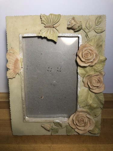 Resin photo frame floral - resin,