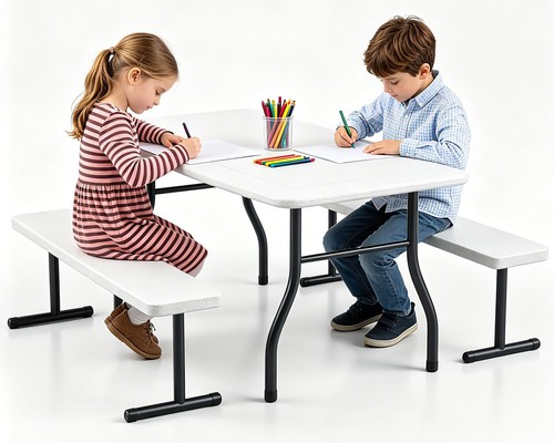 Kids picnic table - picnic, with