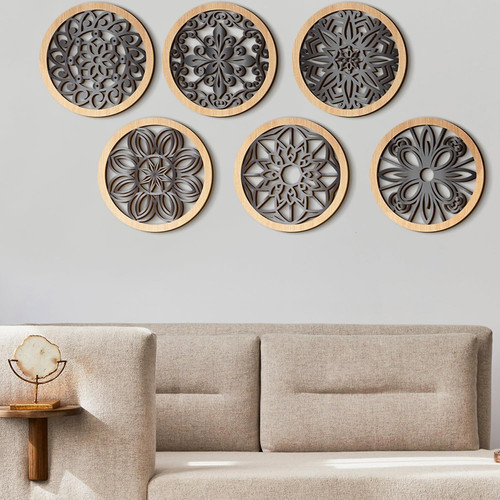 Pieces thicken rustic wall - pieces,