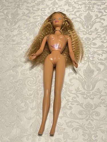 Butterfly art tattooed barbie - art,