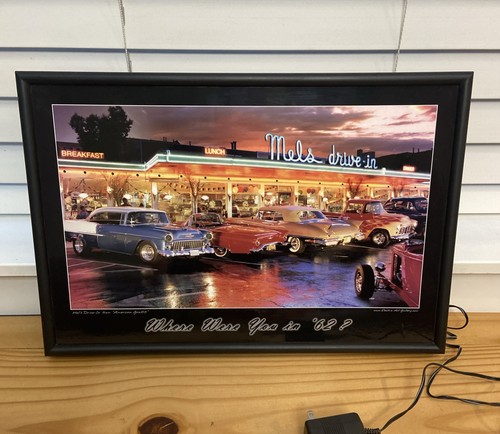 Mel diner lighted picture - mel’s,