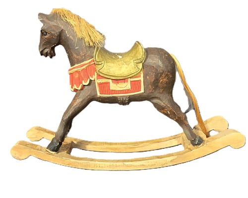 Vintage hand carved primitive - hand,