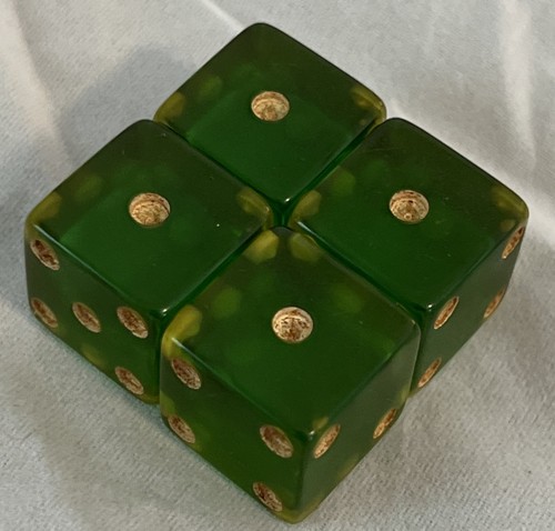 Bakelite game dice lot 4 - lot, of