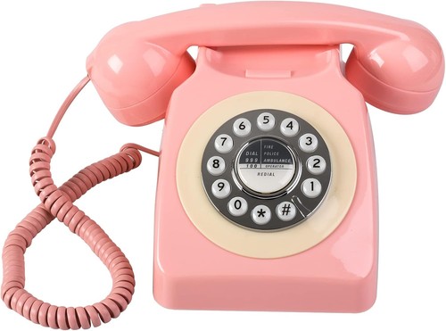 Retro landline telephone - retro,