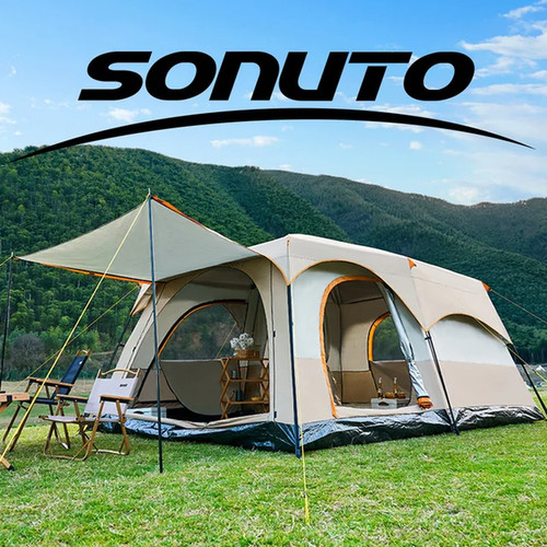 Camping family tent - family, 3-12