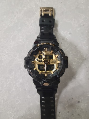 Casio shock 710gb black - casio, ga-710gb