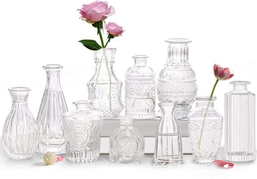 Bud vases set small - bud,