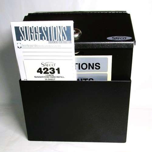 Safco steel suggestion box - safco,