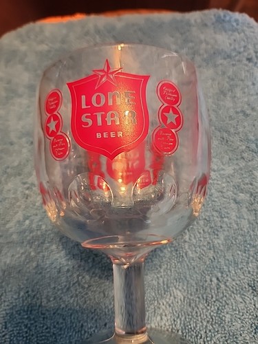 Lone star beer goblet - lone,