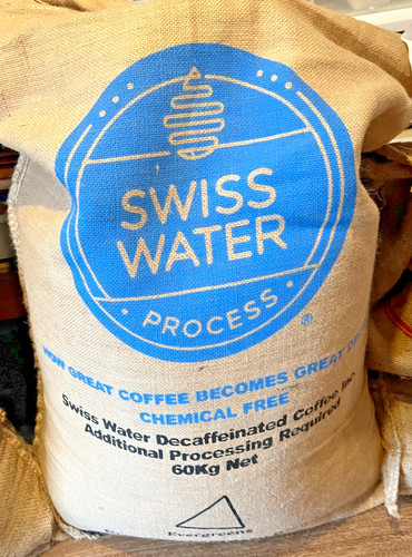 Swiss water decaf - water,