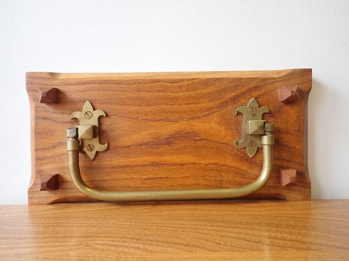 Vintage church pew brass - church,