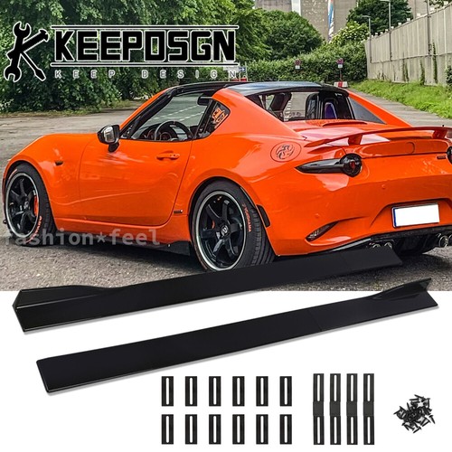 Glossy side skirts splitter - side,