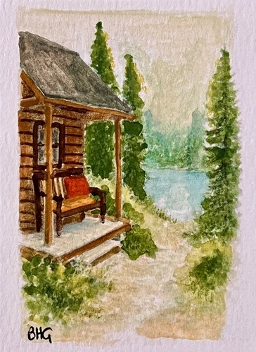 Aceo original art tiny - aceo,