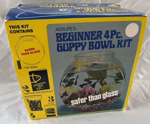 Plastic guppy fish - plastic,