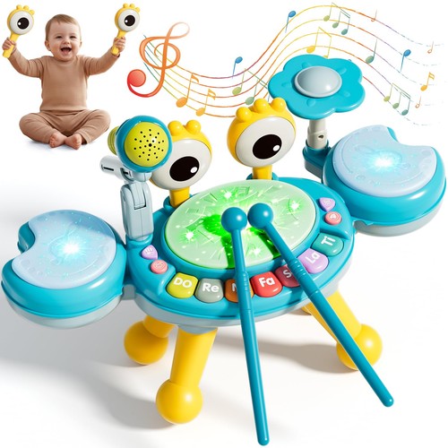 Kids drum set with light - drum, light-up