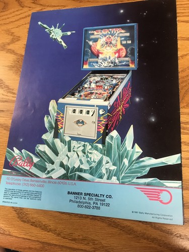 Bally elektra pinball - bally,