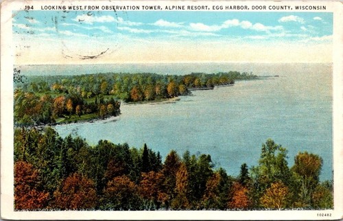 Postcard observation tower - observation,