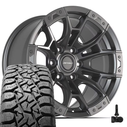 17x9 gunmetal df04 defiant - 17x9,