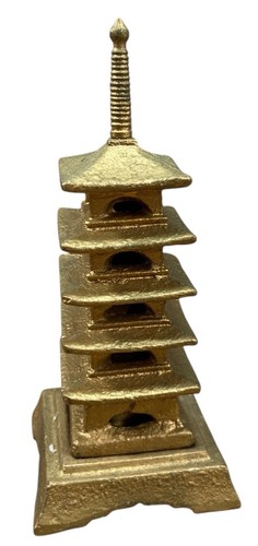 Golden five step roof pagoda - five-step,